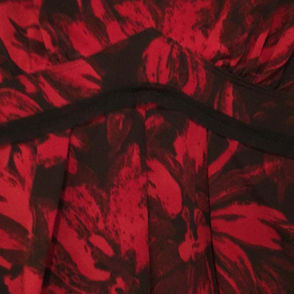 Simple Vera red/black sleeveless dress Size 6 - Picture 3 of 6